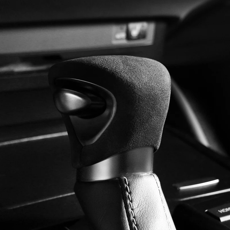 BETTERHUMZ Алькантара для Lexus ES260 ES200 ES300 h 2018-2021 шестеренка наклейка на крышку молдинги