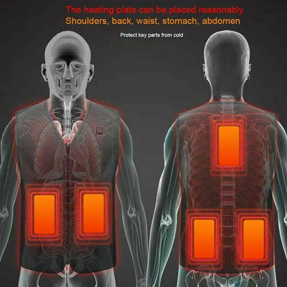 Лидер продаж безопасный Электрический обогреватель для одежды с USB куртки