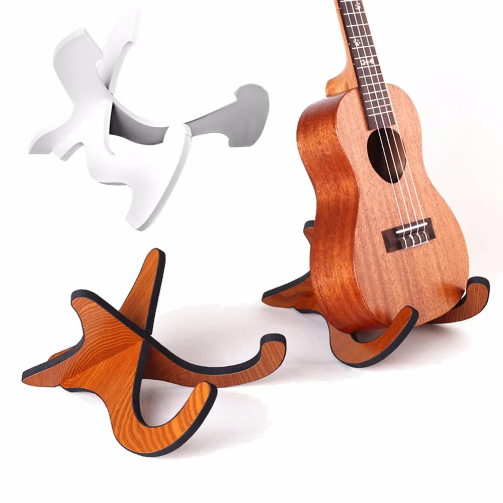 Портативная деревянная складная подставка из ПВХ для укулеле вертикальная