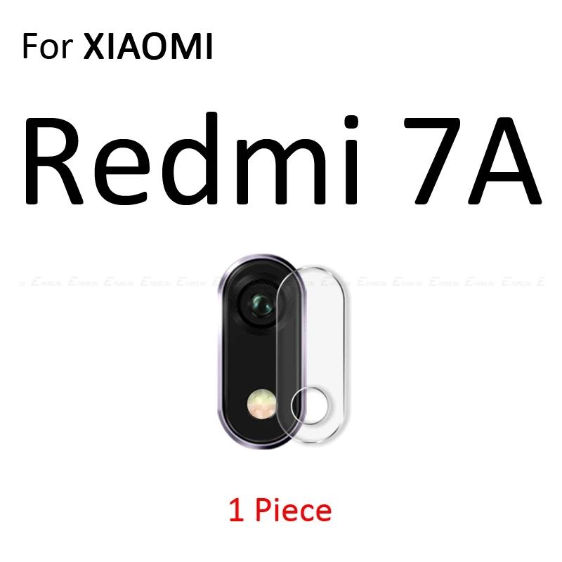 For Redmi 7A Задняя Камера защитная крышка объектива закаленное Стекло чехол для Xiaomi mi 9 8 до 9 лет A3 A2 Lite Red mi Note 8, 7 6 5 10 Pro 6A S2 mi x Max 3 - Цвет: For Redmi 7A