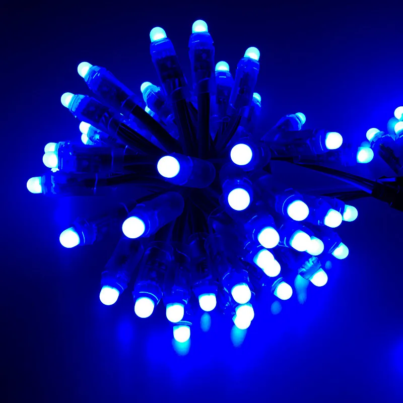 50 светодиодов 5 В 12 мм WS2811 2811 IC полноцветный светодиодный модуль светильник вой