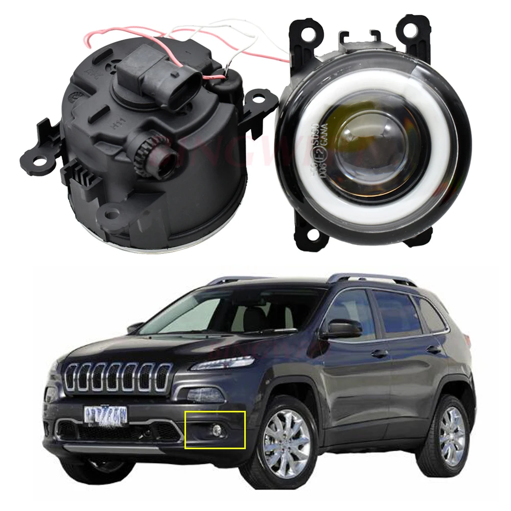 1 пара светодиодный ных противотуманных фар для J-eep Cherokee KL 2014 2015 2016 S-uzuki Grand Vitara Alto
