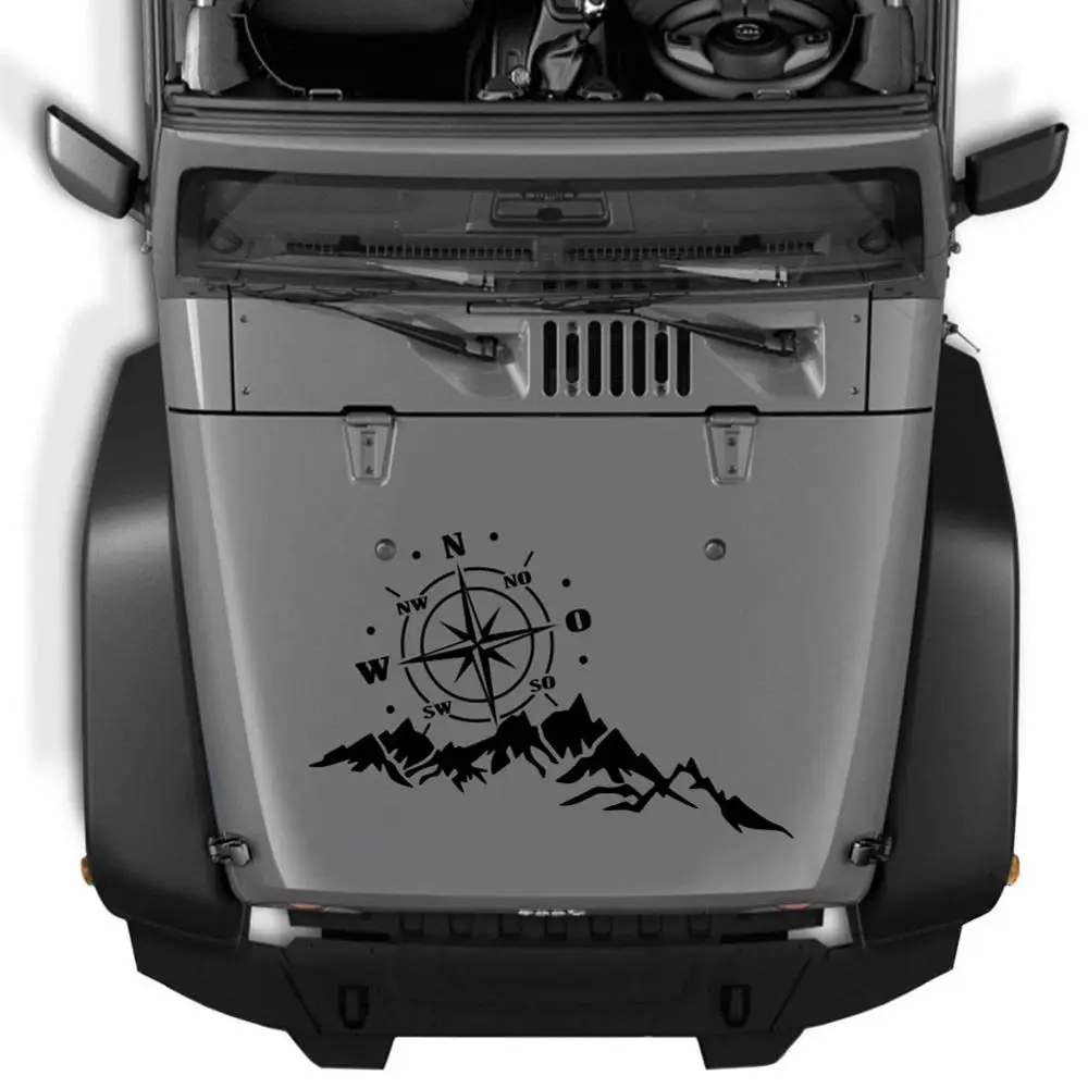 Car Sticker Reflective Mountain Tree Vehicle Decal Off-road Caravan Styling Decoration Accessories | Автомобили и мотоциклы