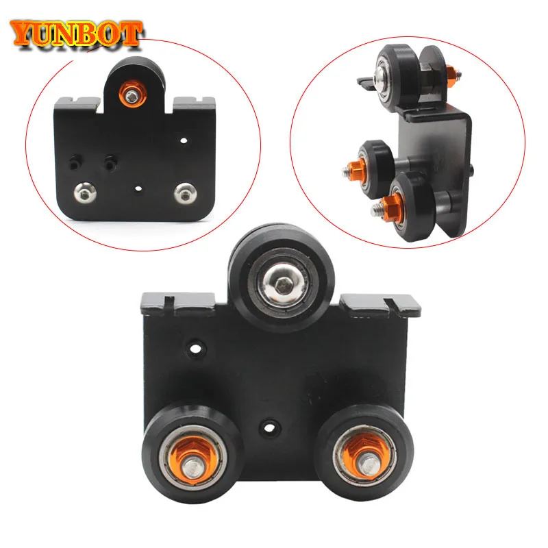 Запчасти для 3D принтера экструдер задней опорной пластины с шкивом панели Ender 3 Pro