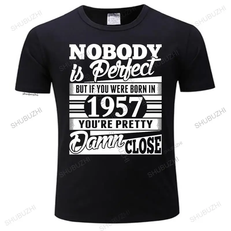 

Vintage 1957 65 Years Old T Shirt Men Cotton Short Sleeve T-shirt casual Tshirt Camiseta Clothing Funny New Father Birthday Gift