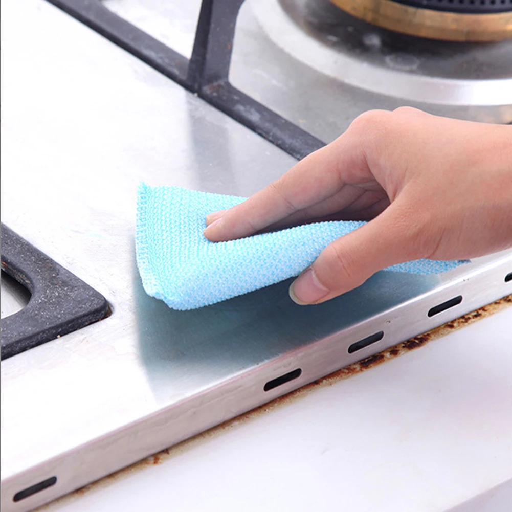 

No Scratches Comfortable Scrub King Cleaning Rag Sponge Dish Towel Non-Stick Oil Scouring Pad Strong Decontamination Ability