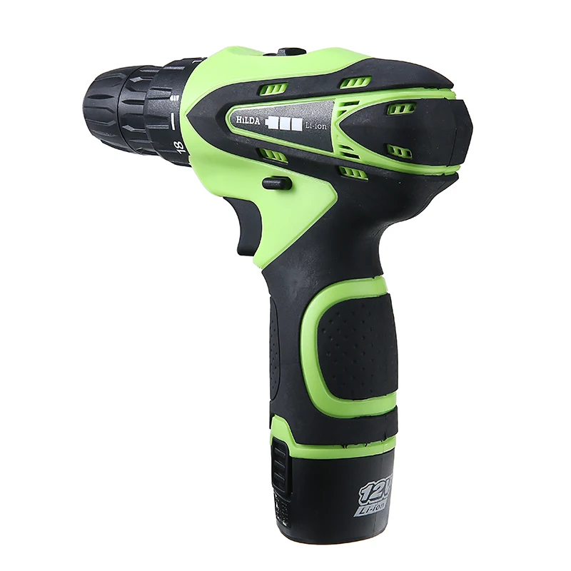 Двухскоростная аккумуляторная электрическая отвертка мини-дрель с литиевым