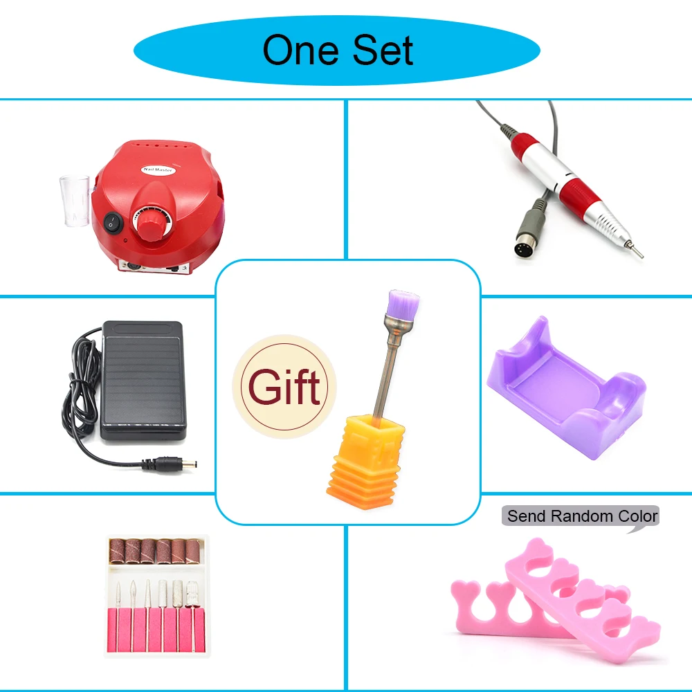 35000 об/мин профессиональная электрическая дрель для ногтей набор педикюрный