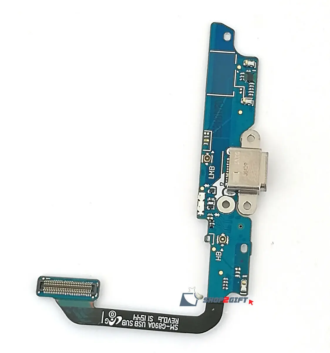 Гибкий кабель с USB разъемом для зарядки Samsung Galaxy S6 active G890|Шлейфы мобильных