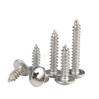 m3 m4 m5 m6 philips round head 304 stainless steel self tapping screws phillips truss head large flat round cross screw bolt