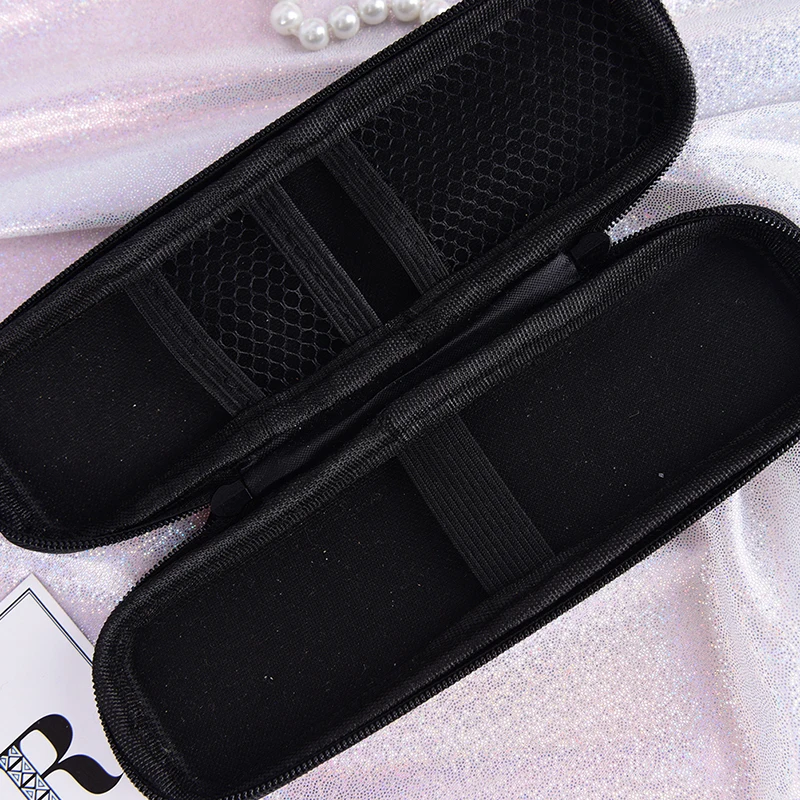 

Black EVA Hard Shell Pen Pencil Case Portable Holder Pen Pencil Case Pouch Stationery Box Makeup Bag Office School Supplies