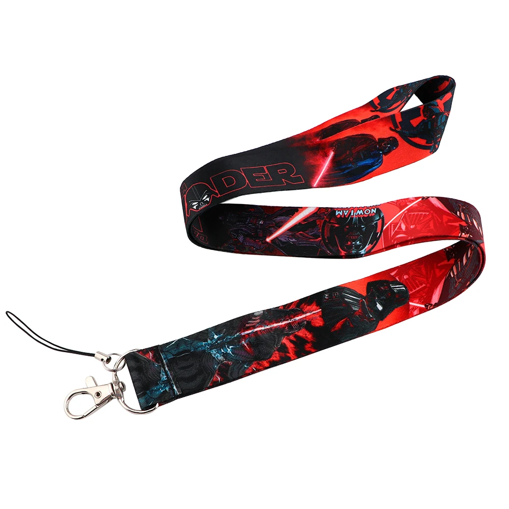 lb2123 star wars yoda baby lanyard keychain lanyards for keys badge id mobile phone rope neck straps accessories gifts free global shipping