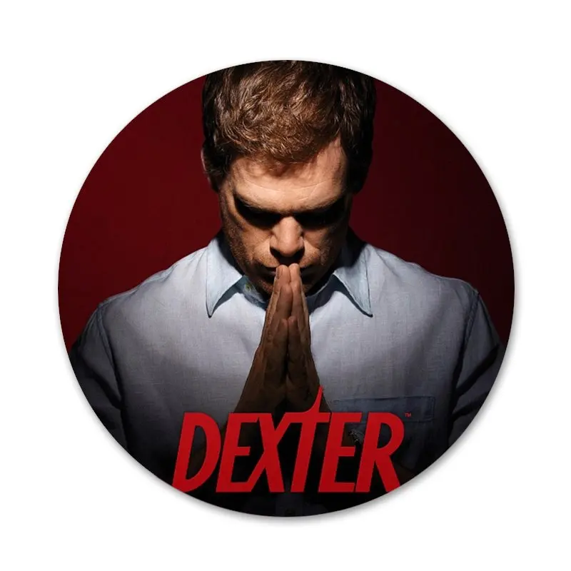58 мм ТВ шоу Декстер Морган модные Значки украшения Броши Металлические для