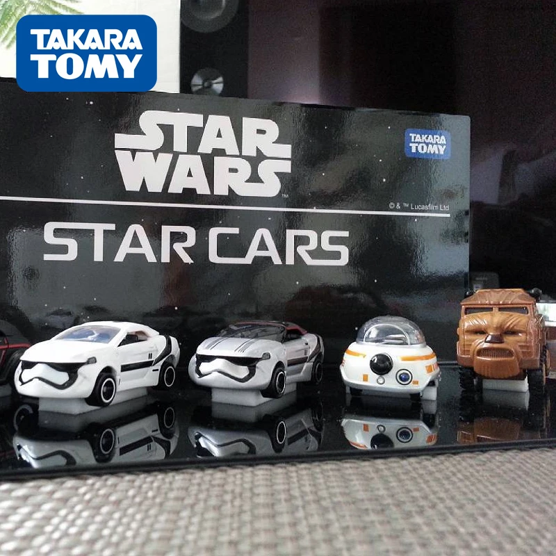 Takara Tomy Tomica Звездные войны металлические игрушечные автомобили Yoda/Чубакка/Дарт