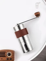 portable hand coffee machine 304 stainless steel bean grinder manual coffee grinder black ceramic grinding core