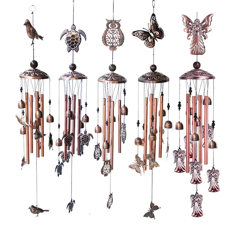 

Hummingbird Wind Chimes Bell Wind Chimes Metal Wind Chimes Retro Brass Windchimes Hummingbird Gifts Memorial Wind Chimes