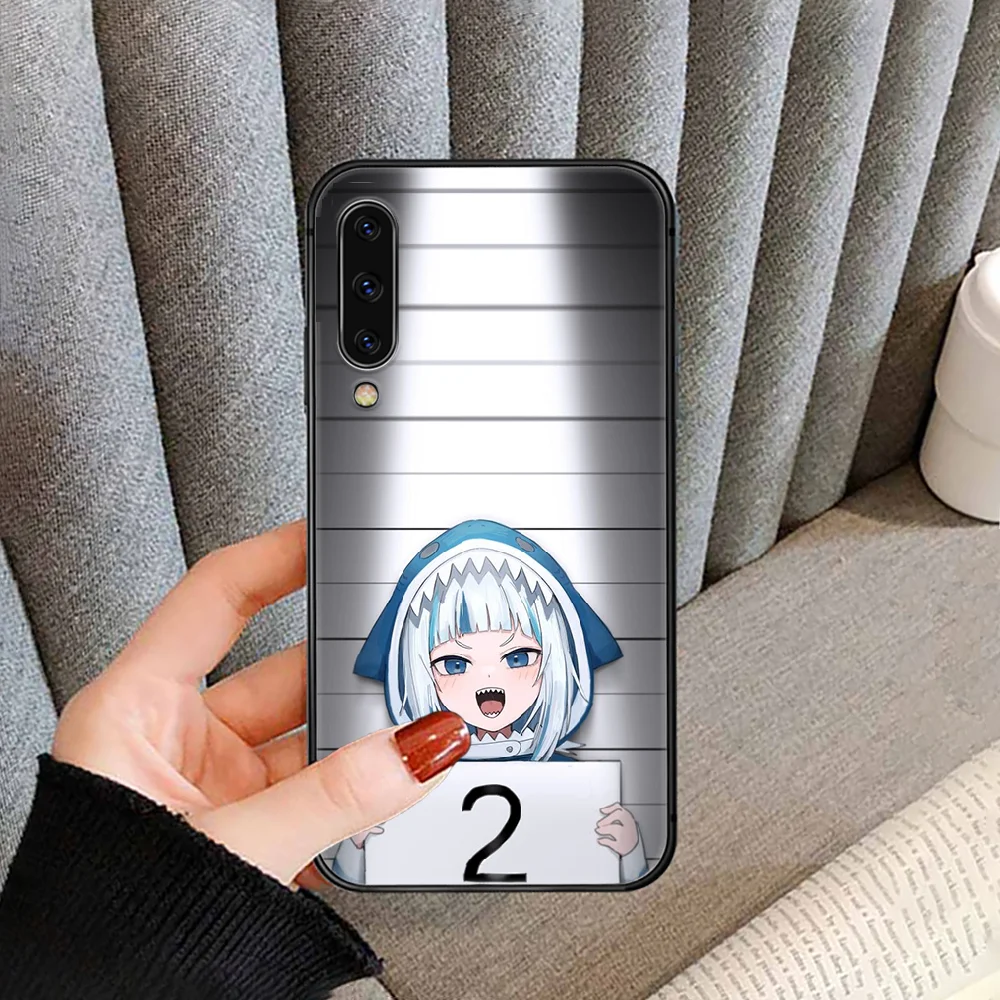 

Hololive Girl Gawr Gura Phone case for For SamSung Galaxy A M 5 8 10 20 30 31 40 50 51 70 71 80 s e black black Etui trend funda