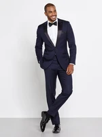 szmanlizi male costumes navy blue men wedding suits custom made slim fit wedding groom tuxedos for men groomsman best man suit
