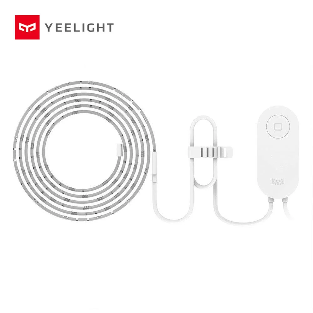 Умная светильник ная лента Yee RGB 2 м 1S для умного дома приложения Mi Home Wi-Fi работает с