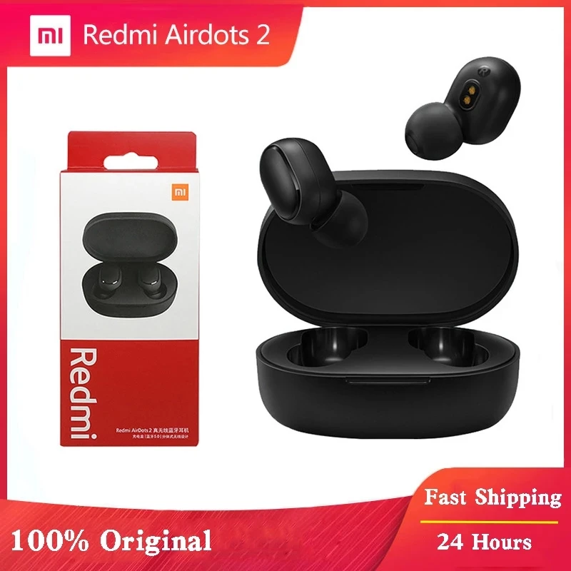 

Беспроводные наушники Xiaomi Redmi Airdots 2, TWS наушники с микрофоном, с поддержкой Bluetooth