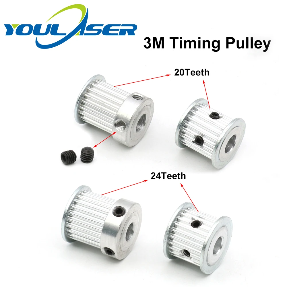 CO2 лазерные металлические детали синхронный HTD 3 м Шестеренчатый шкив 6 35/8/12 мм для