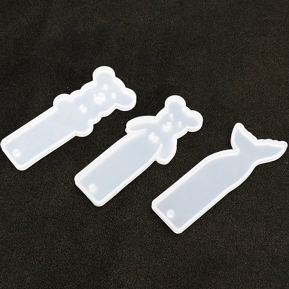 Red panda claw DIY Bookmark Mould Making Silicone Molds For Epoxy Resin Craft Transparent Mold | Украшения и аксессуары