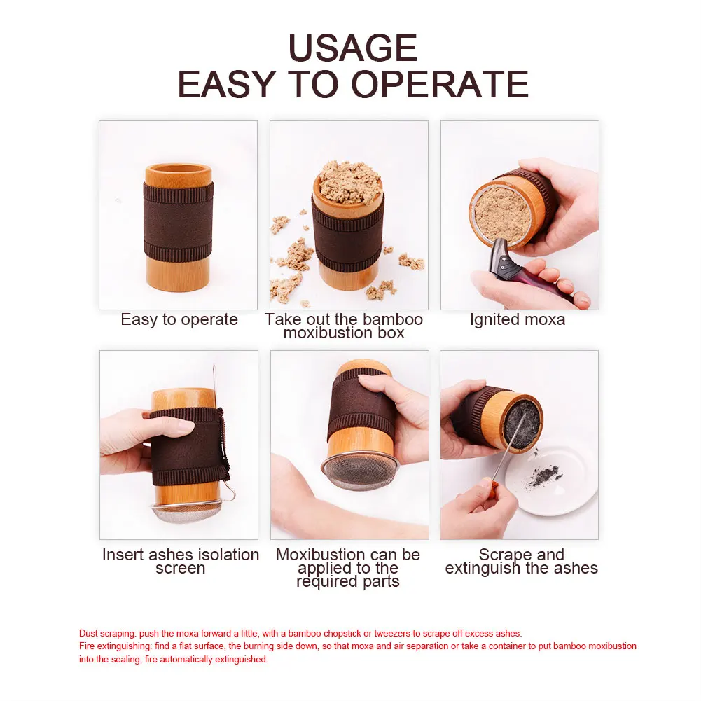 

Bamboo Moxa Box Detoxification Health Care Massage Moxibustion Devices Moxa Burner Moxibustion Massage Moxibuting Therapy Device