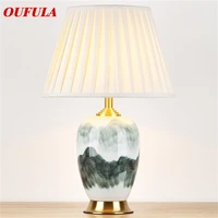 bright ceramic table lamps desk luxury modern contemporary fabric for foyer living room office creative bed room hotel