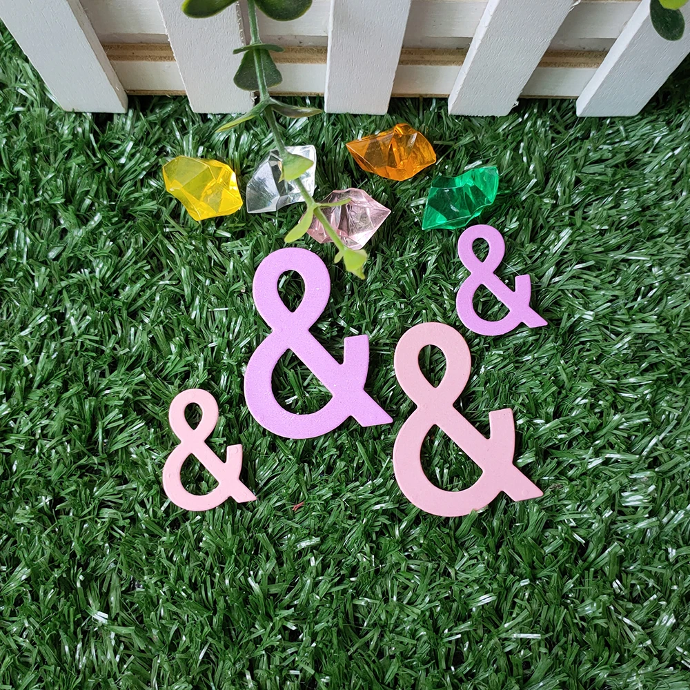 

New English Symbol & Metal Cutting Dies Decorative Scrapbooking Steel Craft Die Cut Embossing Paper Cards Stencils