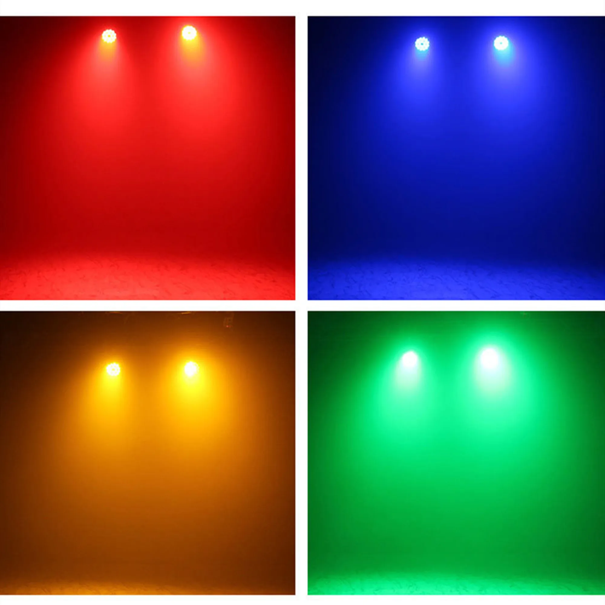 

4PCS/LOT Aluminum Alloy LED Flat Par 18x18W Lighting DJ Par Cans Aluminum Alloy DMX 512 Light DMX Dj Wash Lighting Stage Light