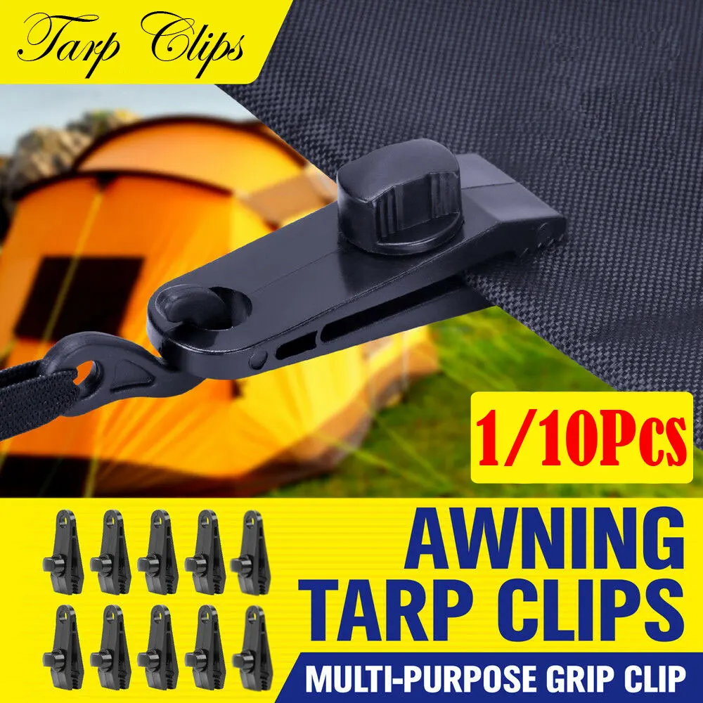 10 шт. открытый кемпинговый тент зажим для тента сверхмощный замок