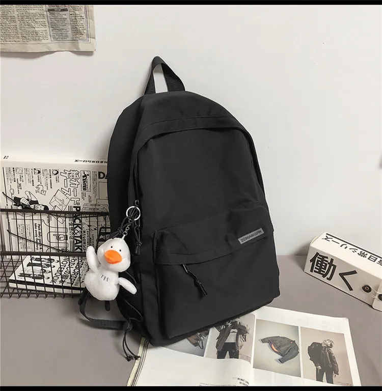 

B3270- Backpack for men simple large capacity backpack for women leisure schoolbag for men