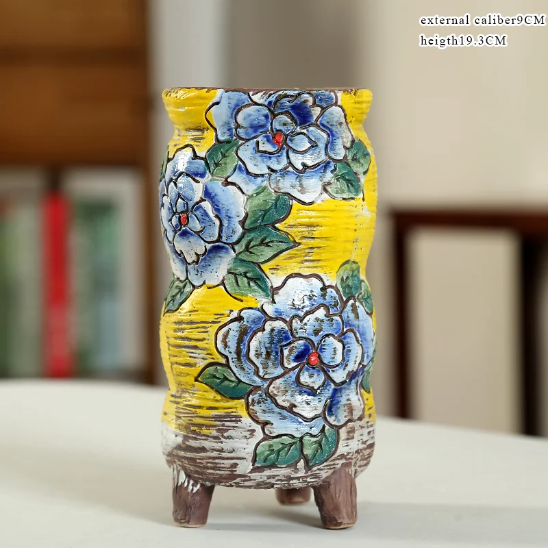 Цветочные горшки суккулентные для кактусов растения садовые керамические