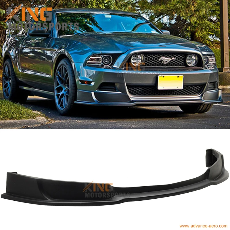 Подходит для 2010 2011 2012 Ford Mustang V6 Rt Style передний бампер спойлер PU Global БЕСПЛАТНАЯ