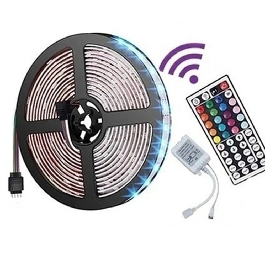 

Светодиодсветильник лента 3528 Rgb Smd 3528 с пультом дистанционного управления, Светодиодная лента 300 цветов с 44-клавишным инфракрасным пультом д...