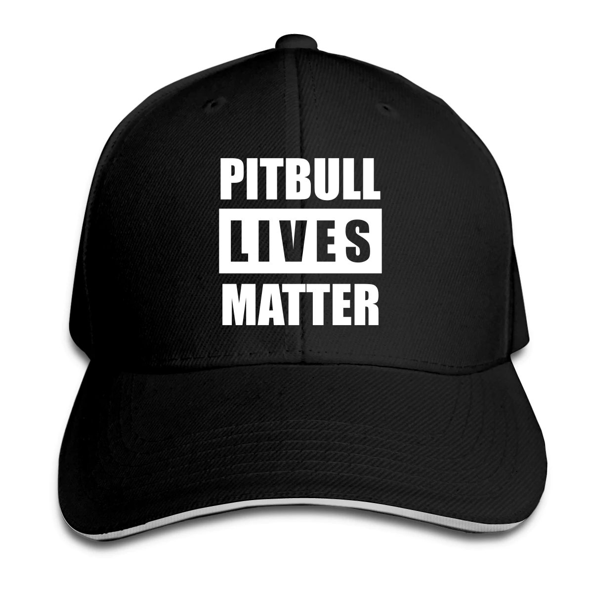 

Pitbull Lives Matter Hat Baseball Cap for Men Women Fashion Adjustable Sun Hat