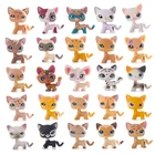 Маленькие питомцы LPS коллекция кошек Редкие стоячие короткие старые котята высокое качество экшн-фигурки модели игрушки подарок для детей