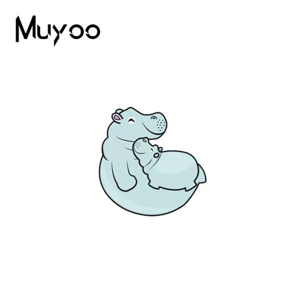 2021 Новое поступление животные пингвин слон печать бегемот мать и ребенок ручная