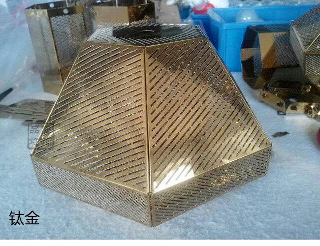 Современная Реплика подвесной светильник из нержавеющей стали в виде паутины