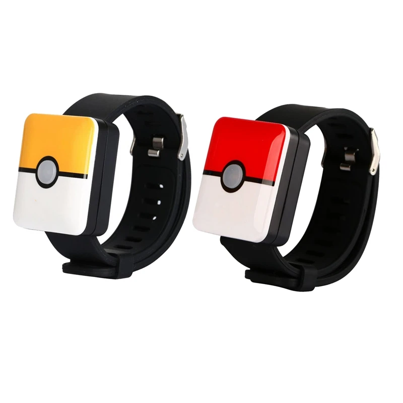 2x Bluetooth Смарт часы браслет для зарядки переключатель Pokemons Go Plus Pocket Auto Catch желтый и