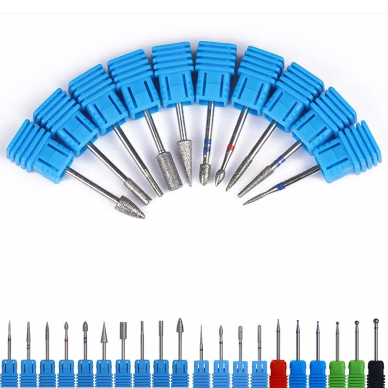 Алмазная дрель для ногтей маникюрные фрезы маникюра электрические аксессуары