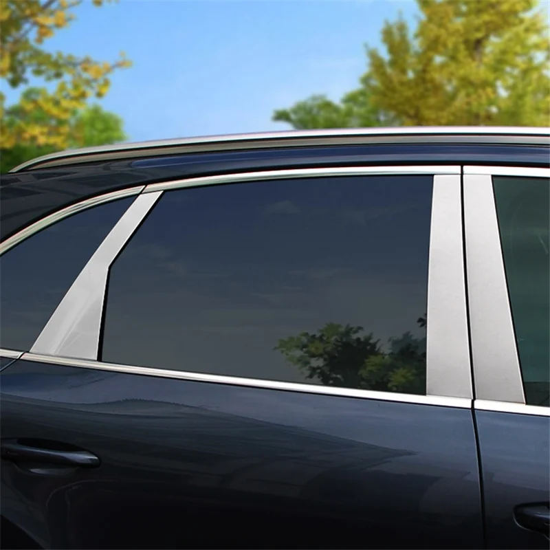 

WELKINRY For PORSCHE Cayenne 9Y0 3rd Generation 2017 2018 2019 2020 2021 car body window frame central middle pillar column trim