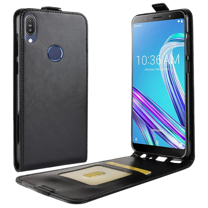 Чехол для Asus Zenfone Max Pro M1 ZB601KL чехол X00TD с откидной крышкой 6 0 дюйма из искусственной