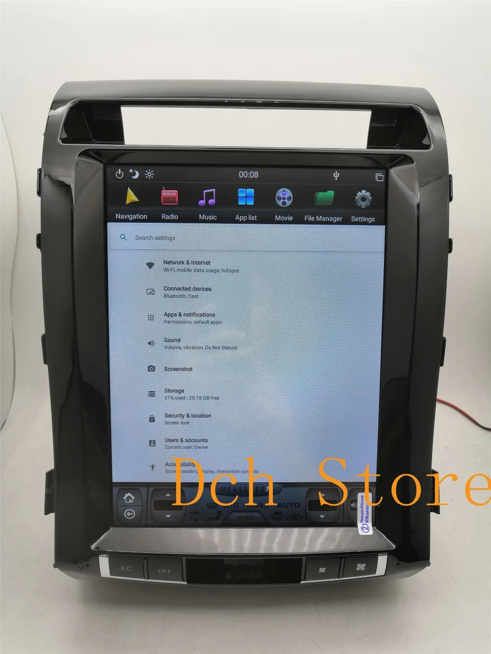 12," Тесла стиль Android 8,1 автомобильный DVD для Toyota LandCruiser land cruiser LC200 2008 2009 2010 2011 2012 2013 PX6