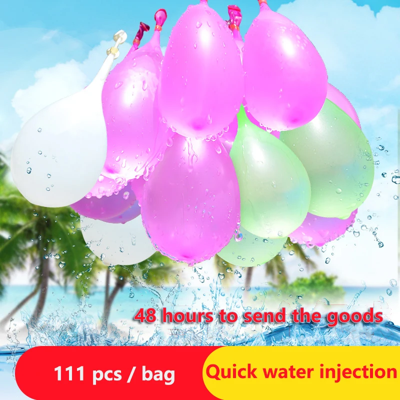 111 шт. надувной шар с инжекцией воды летняя игрушка для вечеринки воздушный