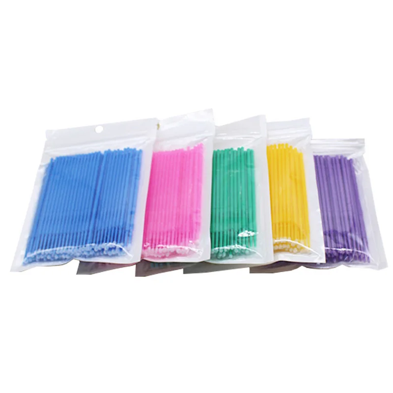 100 шт в партии прочные Микро одноразовые наращивание ресниц индивидуальные