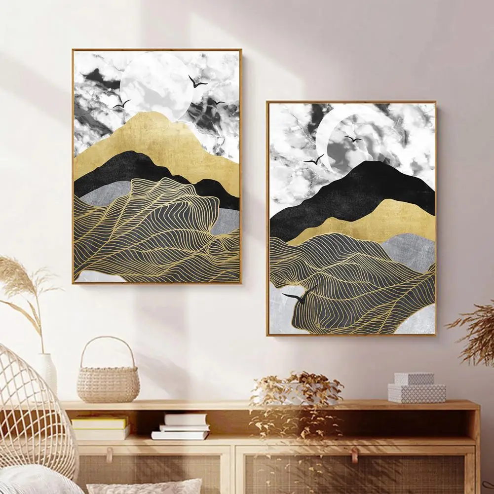 

Практичная износостойкая теплая атмосфера утолщенная Безрамная картина для гостиной стены фотография искусства