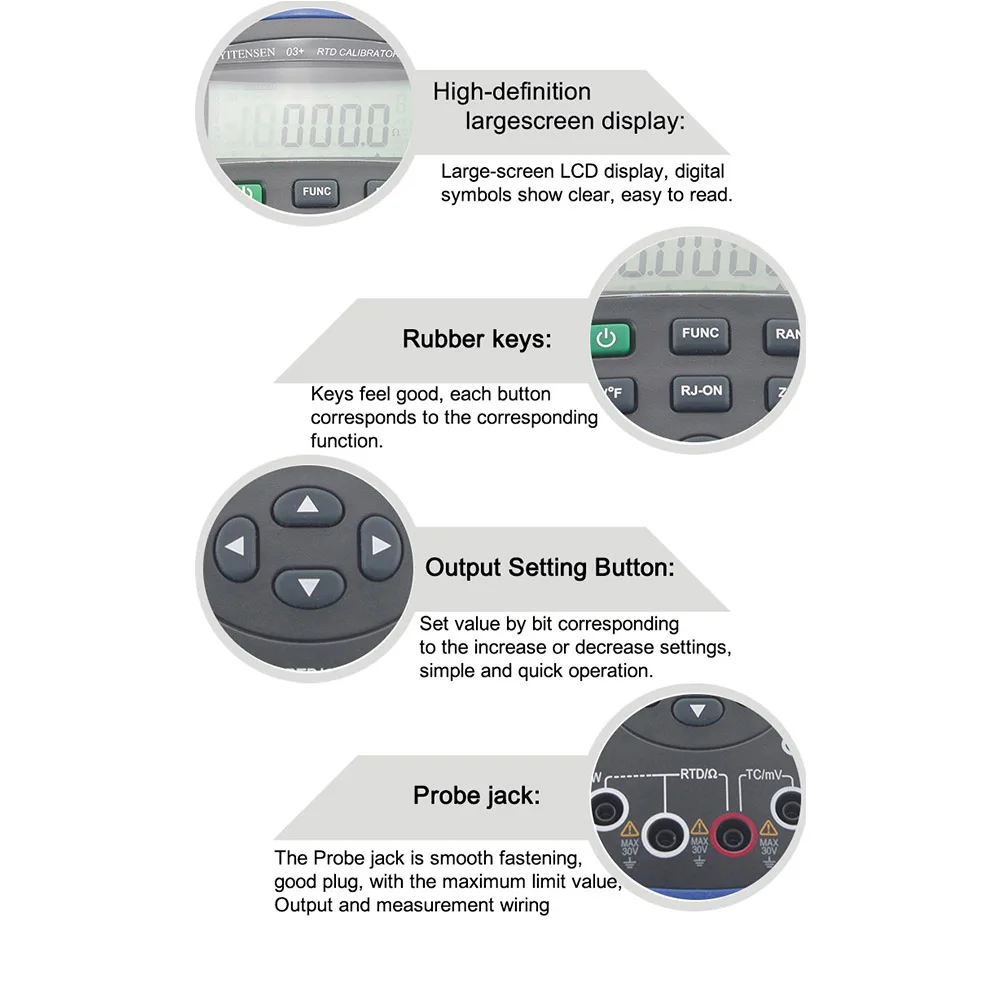 Цифровой мультиметр ручной многофункциональный тестер напряжения