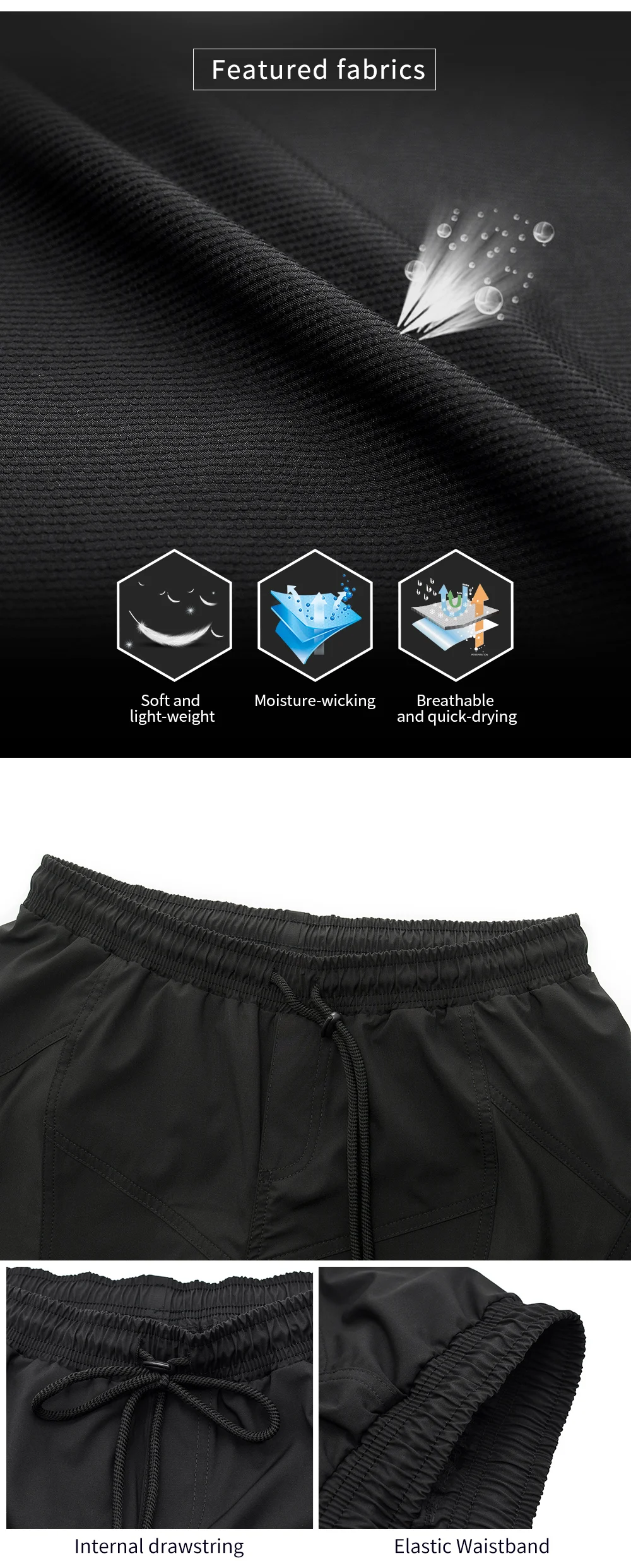 Мужские мотоциклетные шорты WOSAWE повседневные спортивные с карманами для бега