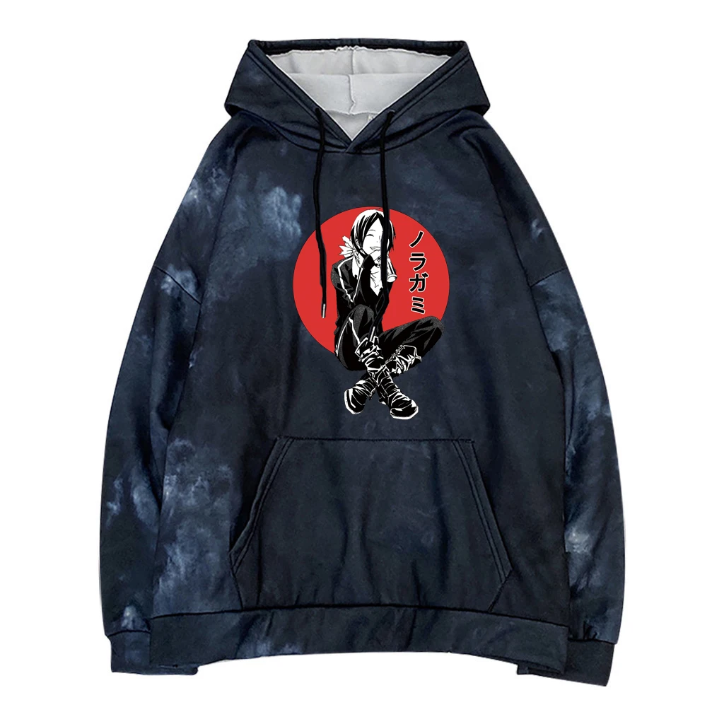 

Пуловер Noragami Yato Tie-dye, свитшоты для косплея, мужские толстовки